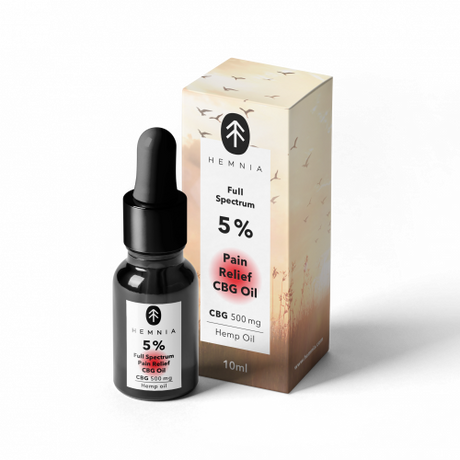 Full spectrum Pain Relief CBG Hanföl - 5 % CBG, 5 % CBD, 500 mg, 10 ml im Mellow Peaks CBD Smartshop, Q24 Imst, Österreich kaufen